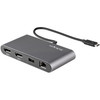 StarTech.com Thunderbolt 3 Mini Dock - Portable Dual Monitor w/ DP 4K 60Hz - 2X USB-A Hub (3.2/2.0), GbE - 28cm Cable - TB3 Multiport Adapter - Mac/Windows - Upgraded Version of TB3DKM2DP 065030888059 TB3DKM2DPL