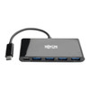 Tripp Lite 4-Port USB 3.1 Hub, 4x USB-A, Thunderbolt 3—PD Charging, Black 037332209214 U460-004-4AB-C