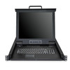 StarTech.com 8 Port Rackmount KVM Console w/ 6ft Cables - Integrated KVM Switch w/ 17" LCD Monitor - Fully Featured 1U LCD KVM Drawer- OSD KVM - Durable 50,000 MTBF - USB + VGA Support 065030872485 RKCONS1708K