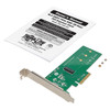 Tripp Lite M.2 NGFF PCIe SSD (M-Key) PCI Express (x4) Card 037332201287 PCE-1M2-PX4