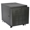 Tripp Lite 12U SmartRack Industrial Floor Standard-Depth Rack Enclosure Cabinet includes doors and side panels 037332183439 SR12UBFFD