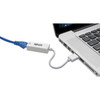 Tripp Lite USB 3.0 SuperSpeed to Gigabit Ethernet NIC Network Adapter, 10/100/1000 Mbps, White 037332183286 U336-000-GBW