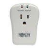 Tripp Lite Protect It! 1-Outlet Portable Surge Protector, Direct Plug-In, 600 Joules, Tel/Modem Protection 037332118486 TRAVELCUBE