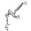 Tripp Lite Dual-Display Flex-Arm Mount for 17” to 32” Monitors - Clamp or Grommet, USB, Audio Ports 037332262509 DDR1732DAL