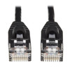 Tripp Lite Cat6a 10G Snagless Molded Slim UTP Ethernet Patch Cable (RJ45 M/M), Black, 3.05 m 037332251749 N261-S10-BK