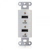 C2G 39875 Wall Plate/Switch Cover Aluminium 757120398752 39875
