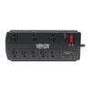 Tripp Lite 8-Outlet Surge Protector with 2 USB Ports (2.1A Shared) - 8 ft. Cord, 1200 Joules, Black 037332223449 TLP88USBB