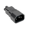 Tripp Lite IEC C14 to IEC C5 Power Cord Adapter - 10A, 250V, Black 037332218001 P014-000