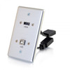 C2G 39874 wall plate/switch cover Aluminium 757120398745 39874