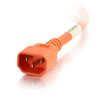C2G 17554 power cable Orange 1.8 m C14 coupler C13 coupler 757120175544 17554