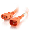 C2G 17548 power cable Orange 1.5 m C14 coupler C13 coupler 757120175483 17548
