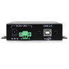 StarTech.com 2 Port Wall Mountable USB to Serial Adapter Hub with COM Retention 065030831734 ICUSB2322X