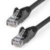 Startech.Com 7Ft (2M) Cat6 Ethernet Cable - Lszh (Low Smoke Zero Halogen) - 10 Gigabit 650Mhz 100W Poe Rj45 Utp Network Patch Cord Snagless With Strain Relief - Black Cat 6, Etl Verified, 24Awg 065030892926 N6Lpatch7Bk