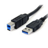 StarTech.com 10 ft Black SuperSpeed USB 3.0 Cable A to B - M/M 065030839648 USB3SAB10BK