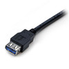 Startech.Com 2M Black Superspeed Usb 3.0 Extension Cable A To A - M/F 065030859431 Usb3Sext2Mbk