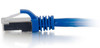 C2G 15ft. Cat6 RJ-45 networking cable Blue 4.57 m S/FTP (S-STP) 757120008033 00803