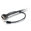 C2G 10ft VGA + 3.5mm M/M 3.05 m VGA (D-Sub) + 3.5mm Black 757120502265 50226