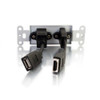 C2G 39702 cable gender changer HDMI F, USB-B F HDMI F, USB-A F White 757120397021 39702