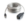 C2G 12M Usb 2.0 A Male To A Female Active Extension Cable Usb Cable 472.4" (12 M) 757120390008 39000