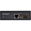 StarTech.com PoE+ Industrial Fiber to Ethernet Media Converter 60W - SFP to RJ45 - Singlemode/Multimode Fiber to Copper Gigabit Ethernet - Compact Size - IP-30/ -40 to +75C 065030889636 IMC1GSFP60W