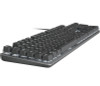 Logitech K845 Mechanical Illuminated keyboard USB Aluminium, Black 097855161666 920-009864