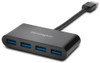 Kensington UH4000 USB 3.2 Gen 1 (3.1 Gen 1) Type-A 5000 Mbit/s Black 085896391210 39121