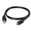 C2G 3ft, USB 2.0 Type C, USB B USB cable 0.9144 m USB C Black 757120288589 28858