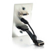 C2G 60144 cable gender changer HDMI, VGA, 3.5mm Aluminium 757120601449 60144