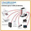 Tripp Lite 7-Port Usb 2.0 High-Speed Hub 037332126733 U222-007-R