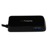 Startech.Com Portable 4 Port Superspeed Mini Usb 3.0 Hub - Black 065030850940 St4300Minu3B