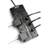 Tripp Lite Protect It! 12-Outlet Surge Protector, 8-ft. Cord, 2880 Joules, Tel/Modem/Coaxial/Ethernet Protection 037332175182 TLP1208SAT