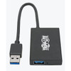 Tripp Lite USB 3.0 SuperSpeed Slim Hub, 5 Gbps - 4 USB-A Ports, Portable, Aluminum 037332214003 U360-004-4A-AL
