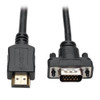Tripp Lite Hdmi To Vga Active Converter Cable, Hdmi To Low-Profile Hd15 (M/M), 1920 X 1200 @ 60 Hz, 4.57 M 037332201096 P566-015-Vga