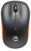 Manhattan Success Wireless Mouse, Black/Orange, 1000Dpi, 2.4Ghz (Up To 10M), Usb, Optical, Three Button With Scroll Wheel, Usb Micro Receiver, Aa Battery (Included), Low Friction Base, Three Year Warranty, Blister 766623179409 179409