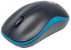 Manhattan Success Wireless Mouse, Black/Blue, 1000Dpi, 2.4Ghz (Up To 10M), Usb, Optical, Three Button With Scroll Wheel, Usb Micro Receiver, Aa Battery (Included), Low Friction Base, Three Year Warranty, Blister 766623179416 179416