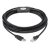 Tripp Lite USB-A to RJ45 Rollover Console Cable (M/M) - Cisco Compatible, 250 Kbps, Black, 4.57 m 037332222121 U009-015-RJ45-X