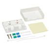 Tripp Lite Surface-Mount Box for Keystone Jacks - 2 Ports, White 037332249630 N082-002-WH