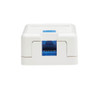 Tripp Lite Surface-Mount Box for Keystone Jack - 1 Port, White 037332249623 N082-001-WH