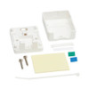 Tripp Lite Surface-Mount Box for Keystone Jack - 1 Port, White 037332249623 N082-001-WH