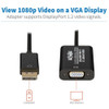 Tripp-Lite AC P134-06N-VGA-V2 DisplayPort1.2 to VGA Active Converter 1920x1200