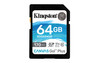 KINGSTON TECHNOLOGY 64GB SDXC Canvas Go Plus 170R C10 UHS-I U3 V30 SDG3/64GB 740617301397
