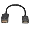 Tripp Lite DisplayPort to HDMI Video Adapter Video Converter, HDCP, Black (M/F), 0.31 m 33306