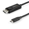 StarTech.com 6ft (2m) USB C to DisplayPort 1.4 Cable 8K 60Hz/4K - Bidirectional DP to USB-C or USB-C to DP Reversible Video Adapter Cable -HBR3/HDR/DSC - USB Type C/TB3 Monitor Cable 35588