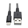 Tripp Lite M100-006-HD lightning cable 1.8 m Black, Metallic 35672