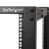 StarTech.com Armadio Server Rack con 4 staffe a Telaio Aperto 25U con profondità regolabile da 59-104cm - Rack per apparecchiature di rete con rotelle, livellatori e gestione dei cavi 37430