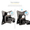 StarTech.com Desk Mount Dual Monitor Arm - Full Motion Monitor Mount for 2x VESA Displays up to 32" (17lb/8kg) - Vertical Stackable Arms - Height Adjustable/Articulating - Clamp/Grommet ARMDUALPIVOT 065030892537
