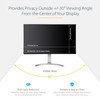 StarTech.com Monitor Privacy Screen for 24" Display - Computer Screen Security Filter - Blue Light Reducing Screen Protector Film - 16:10 Widescreen - Matte/Glossy - +/-30 Degree DH PRIVACY-SCREEN-24MB 065030894227