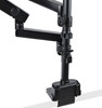 StarTech.com Desk Mount Dual Monitor Arm - Full Motion Monitor Mount for 2x VESA Displays up to 32" 17lb/8kg - Vertical Stackable Arms - Height Adjustable/Articulating - Clamp/Grommet ARMDUALPIVOT 065030892537