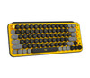 Logitech Pop Keys keyboard RF Wireless + Bluetooth Black, Grey, Yellow 920-010707 097855171917