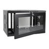 Tripp Lite SRW9UDPGVRT SmartRack 9U Low-Profile Switch-Depth-Plus Wall-Mount Mini Rack Enclosure, Wide, Acrylic Window SRW9UDPGVRT 037332214263